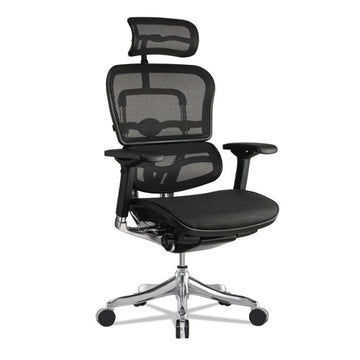Eurotech Ergohuman Elite High-back Chair, 18.1" To 21.6" Seat Height, Black freeshipping - TVN Wholesale